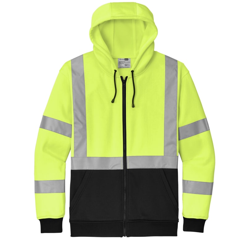 CornerStone A107 Class 3 Heavy-Duty Fleece Full-Zip Hoodie 10