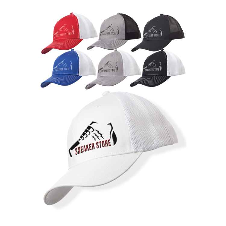 Structured Trucker Snapback Hat 2