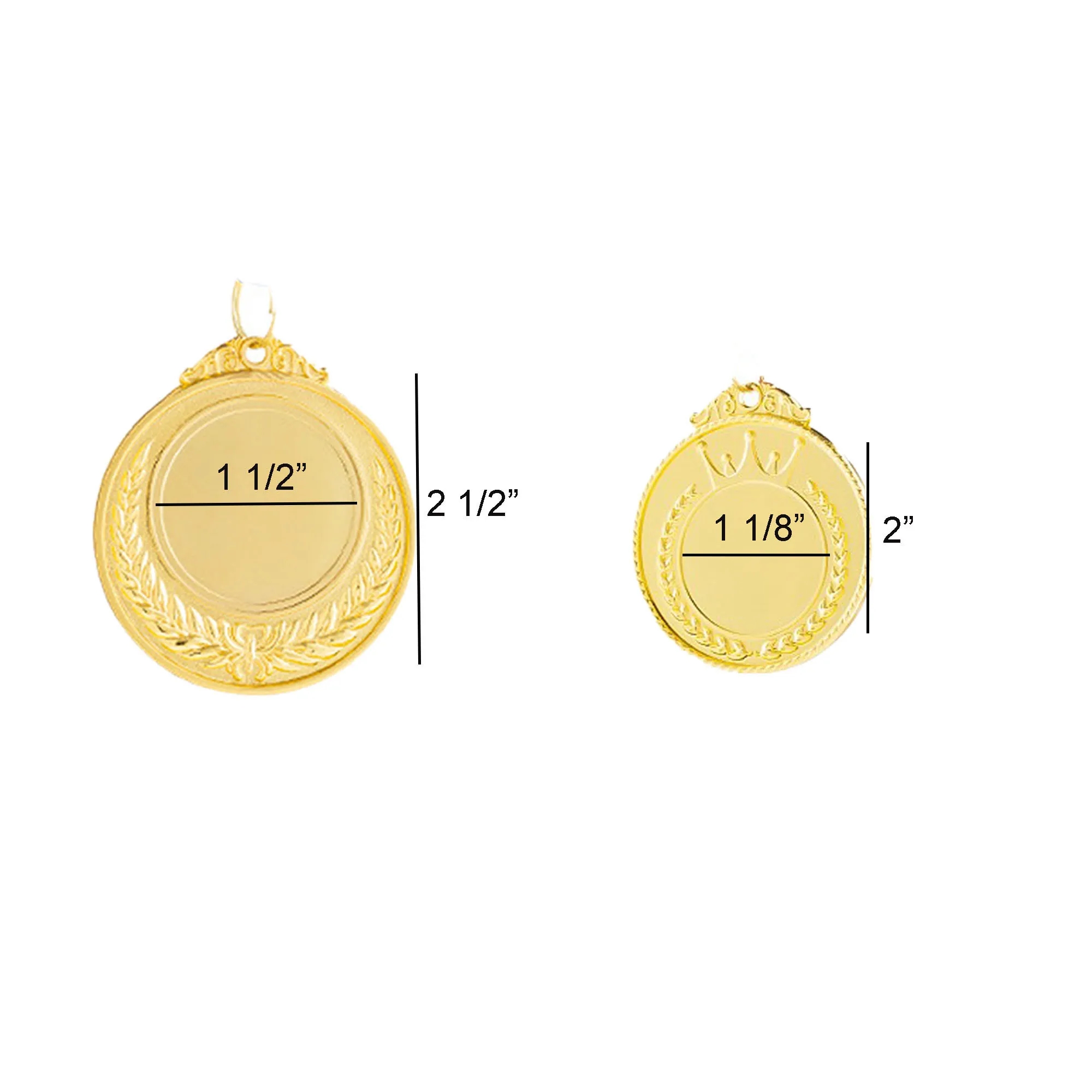 Spot Wreath Full Color Award Medallion 2