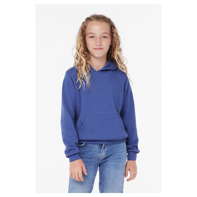 Bella + Canvas Youth Sponge Fleece Pullover Hooded Sweatshirt 13