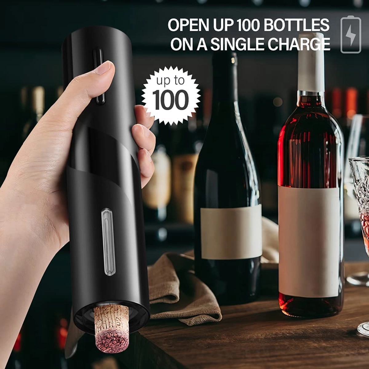 4-in-1 Electric Wine Bottle Opener Kit 5