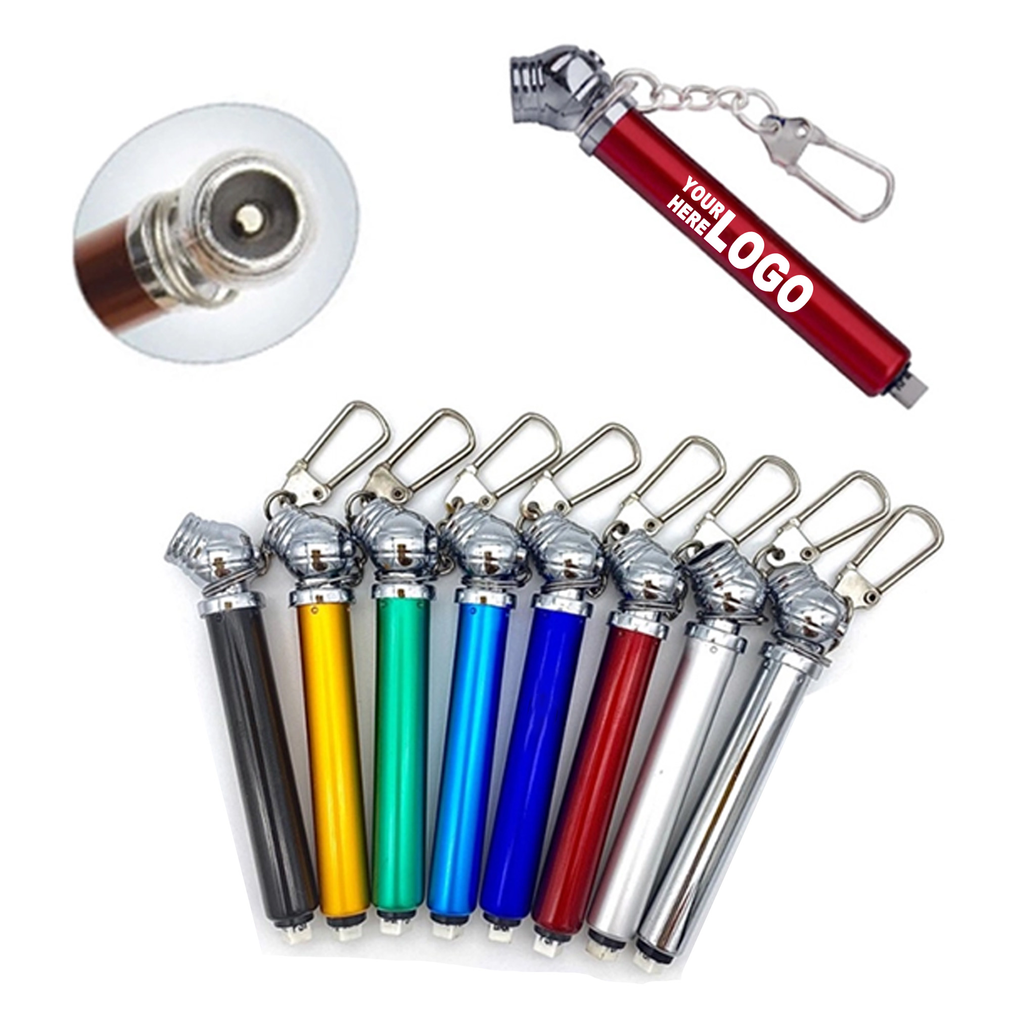 Mini Tire Pressure Gauge Keychain 2