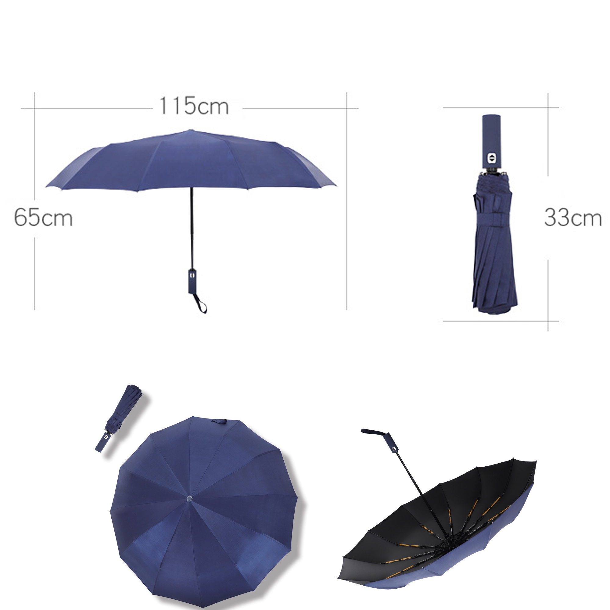 Compact Automatic Folding Umbrella 2