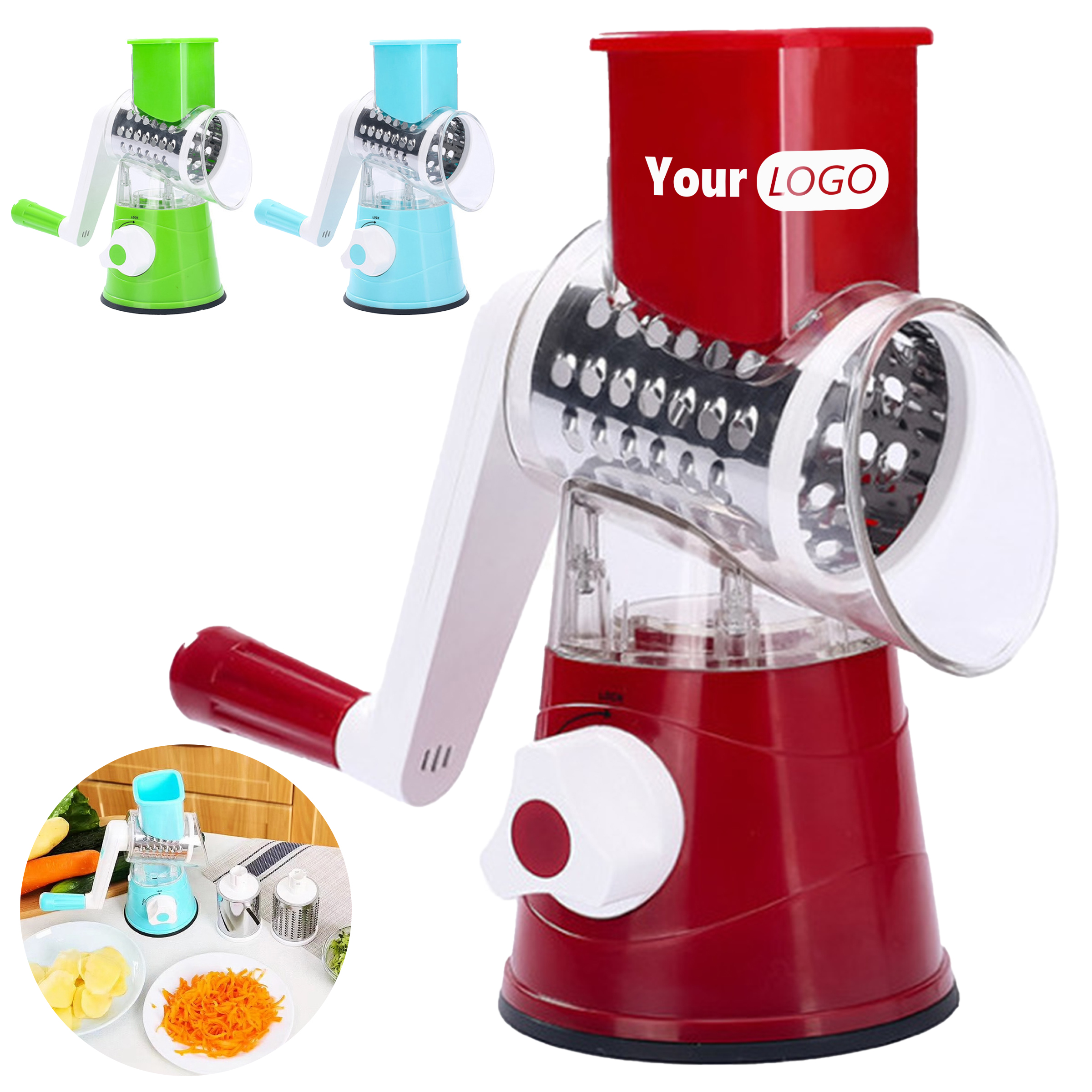 Stainless Steel Household Kitchen Hand Cranked Wire Cutter 3