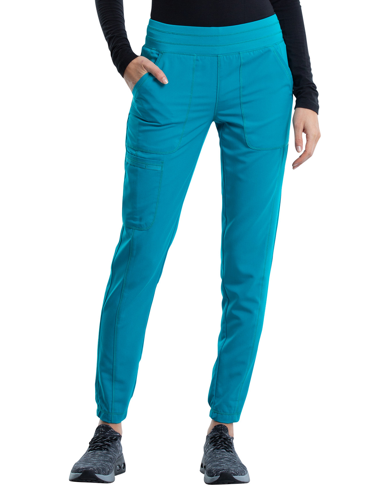 Cherokee - Workwear Revolution - Women's 5-Pocket Natural Rise Jogger Pant 2