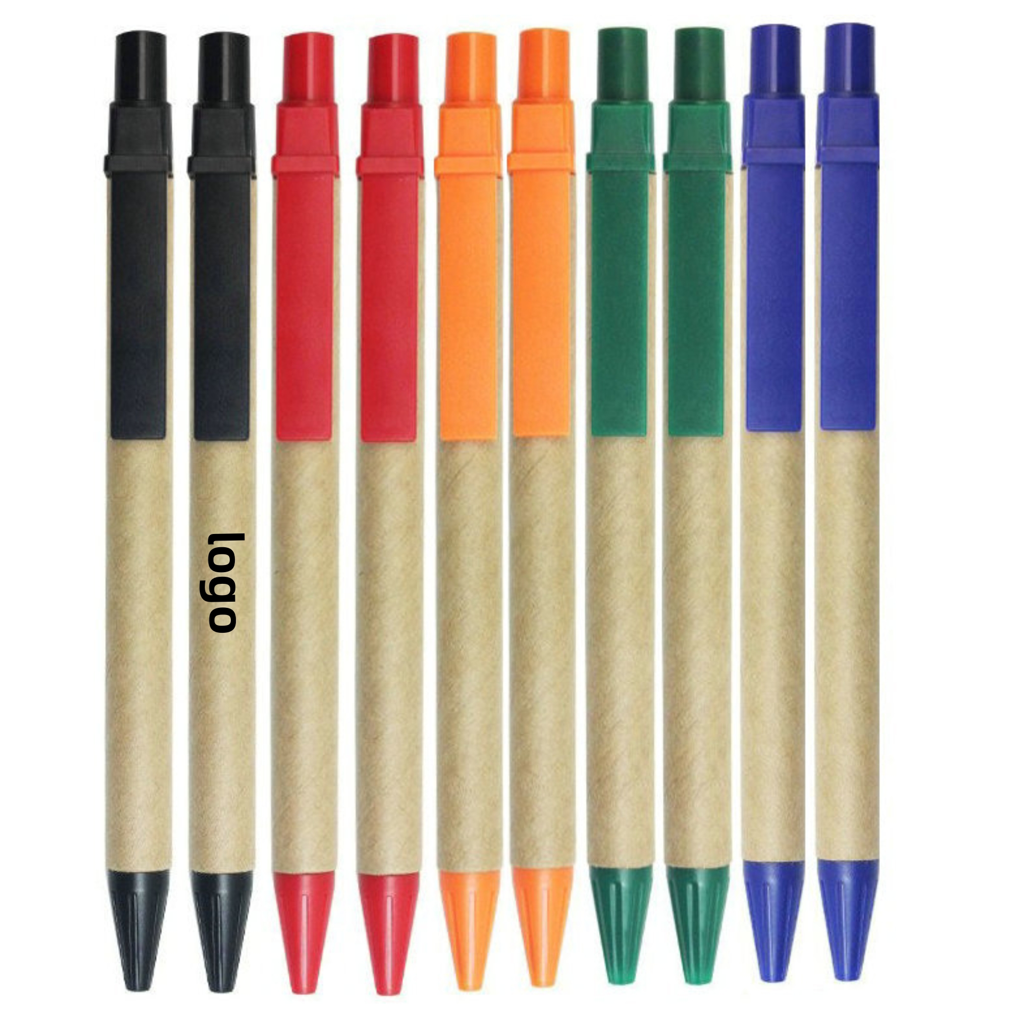 Eco Kraft Paper Click Ballpoint Pen 1