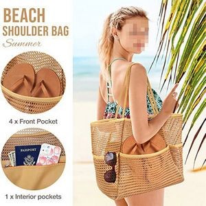 Mesh Beach Tote Bag for Women 8