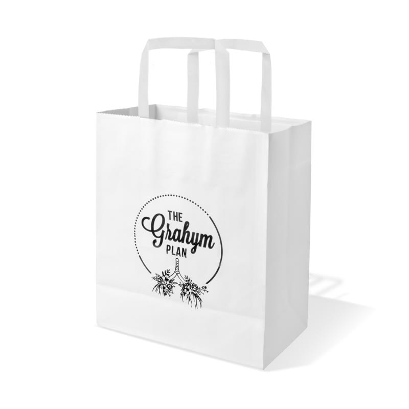 8 X 10 Inch Custom Paper Shopping Bag With Handles 14