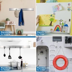 30lbs+ Heavy Duty Magnetic Hooks Cruise For Hanging 7
