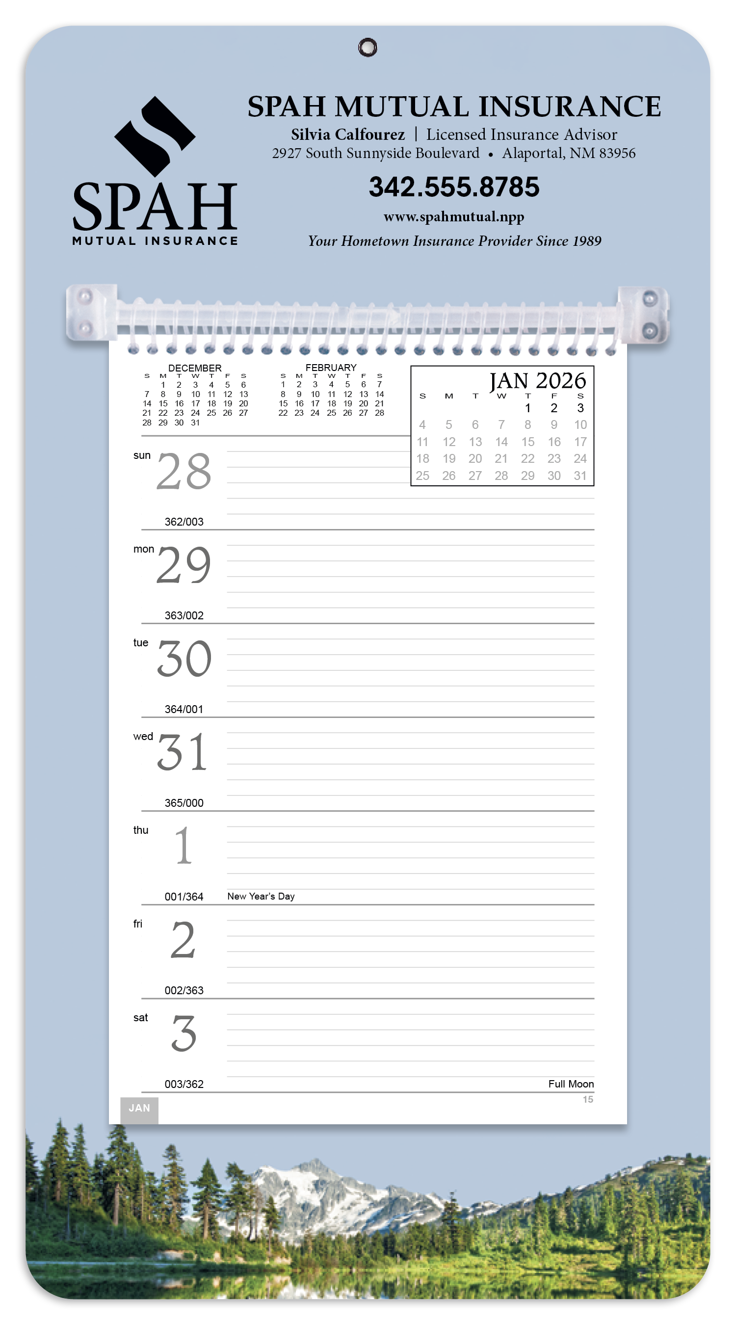 Triumph® Calendars Full-Color Weekly Memo Calendar 18
