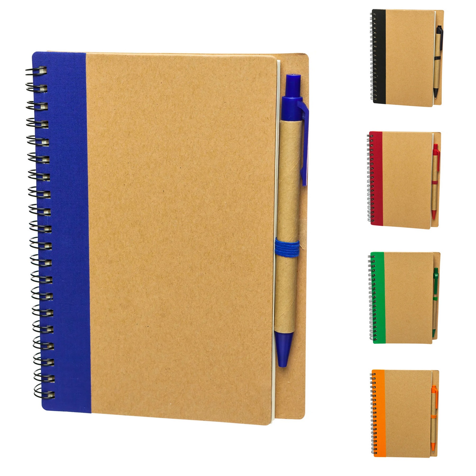 Eco-Inspired Spiral Notebook And Pen Set 1