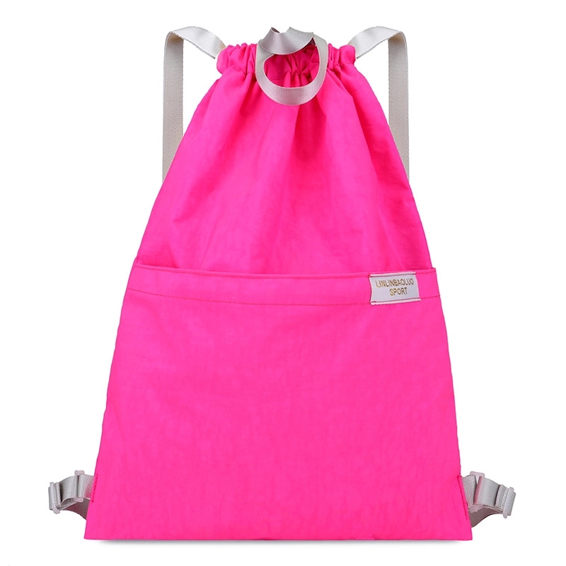 Custom  Nylon Drawstring Bag 2