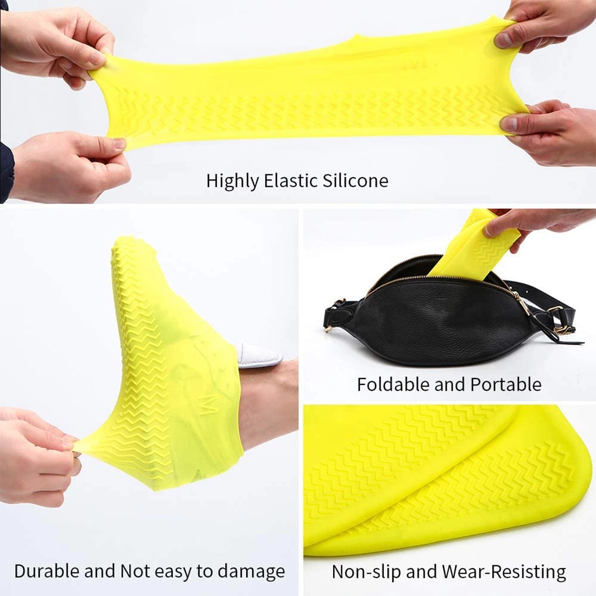 Reusable Waterproof Silicone Shoe Cover 3