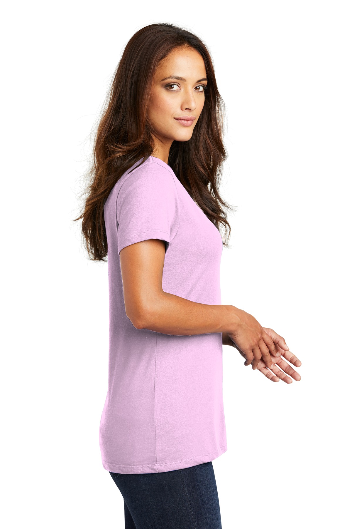 District® Women's Perfect Weight V-Neck Tee 19