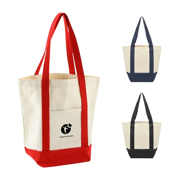 12oz Small Recycled Cotton Canvas Tote 1