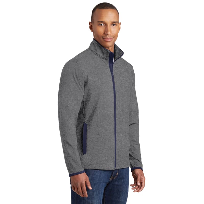 Sport-Tek Sport-Wick Stretch Contrast Full-Zip Jacket. 2