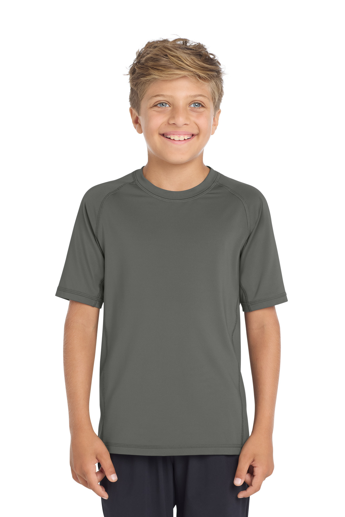 Sport-Tek Youth Rashguard Tee. YST470 6