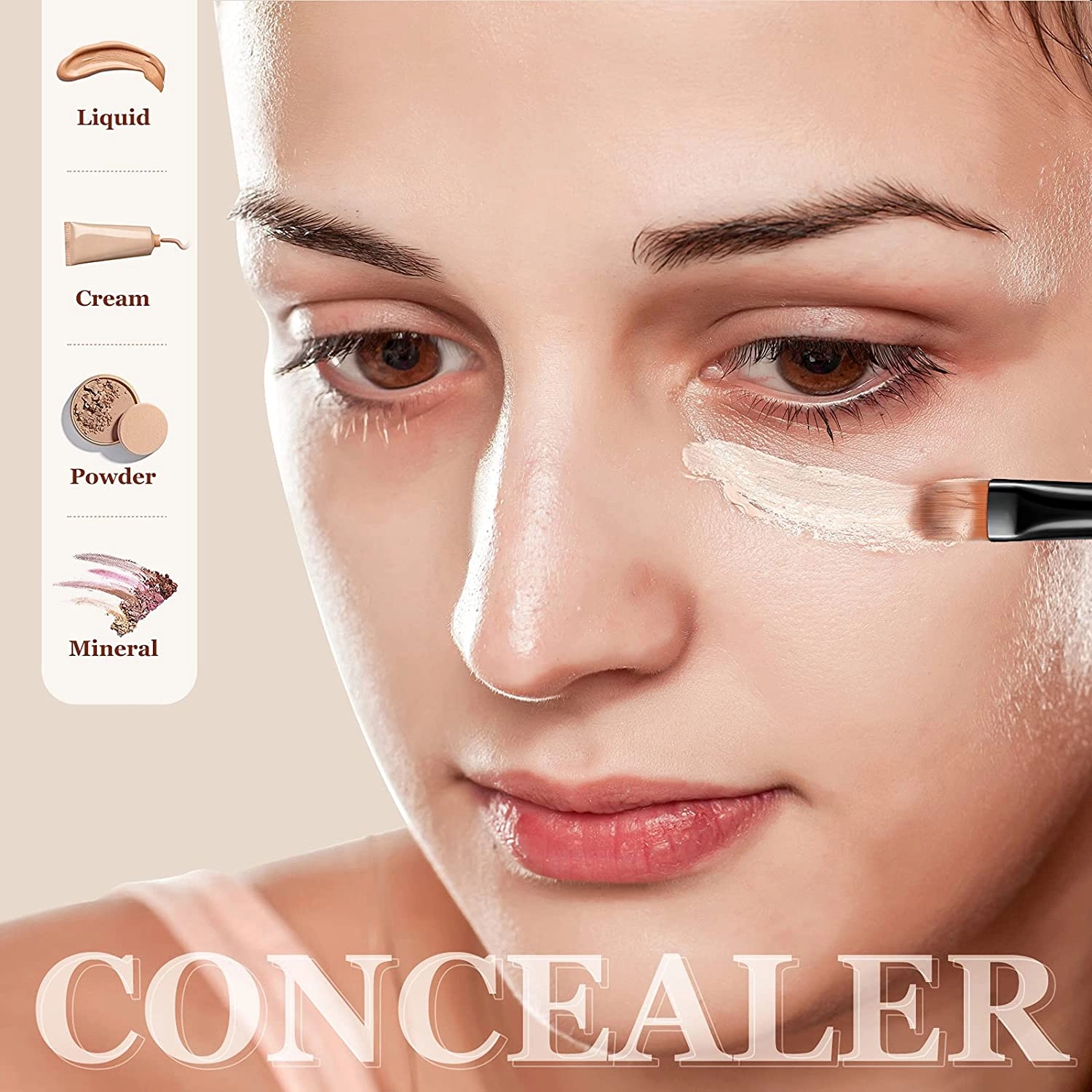 12 Pcs Makeup Brushes Kit 2