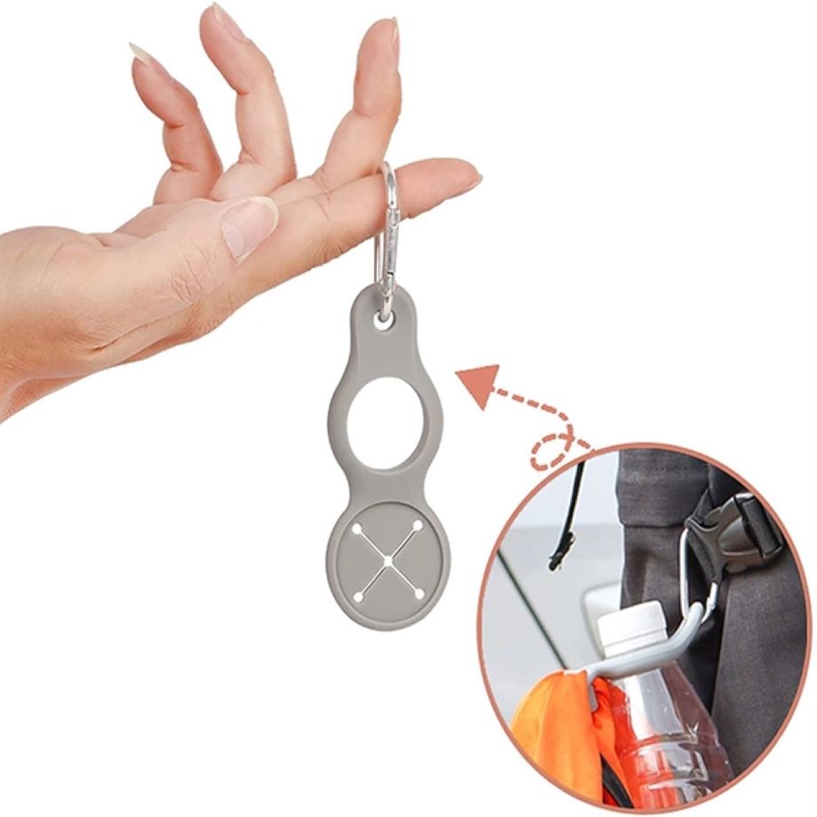 Silicone Water Bottles Carrier With Carabiner Clip 3