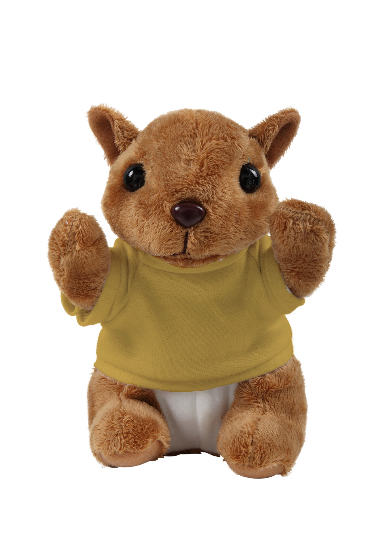 Soft Plush Sitting Squirrel with T-shirt 4