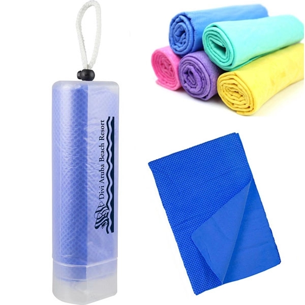 PVA Chamois Cooling Towel with Tube 4
