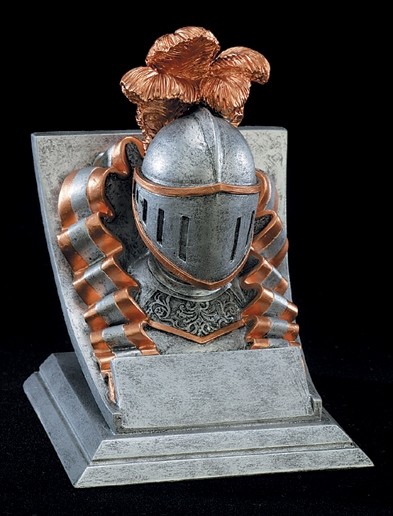 Knight Spirit Mascot Resin 1