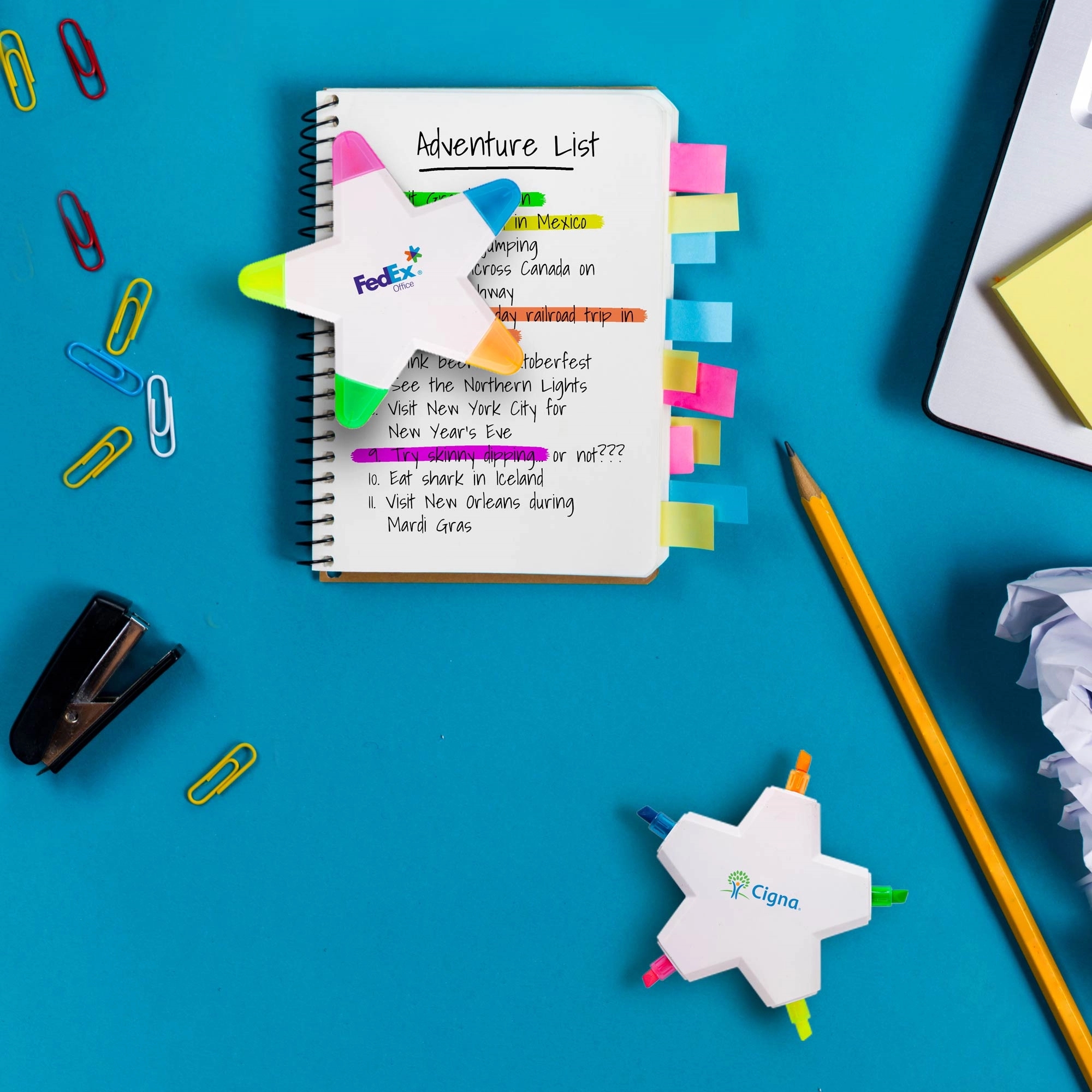 Star 5-Color Highlighter 3