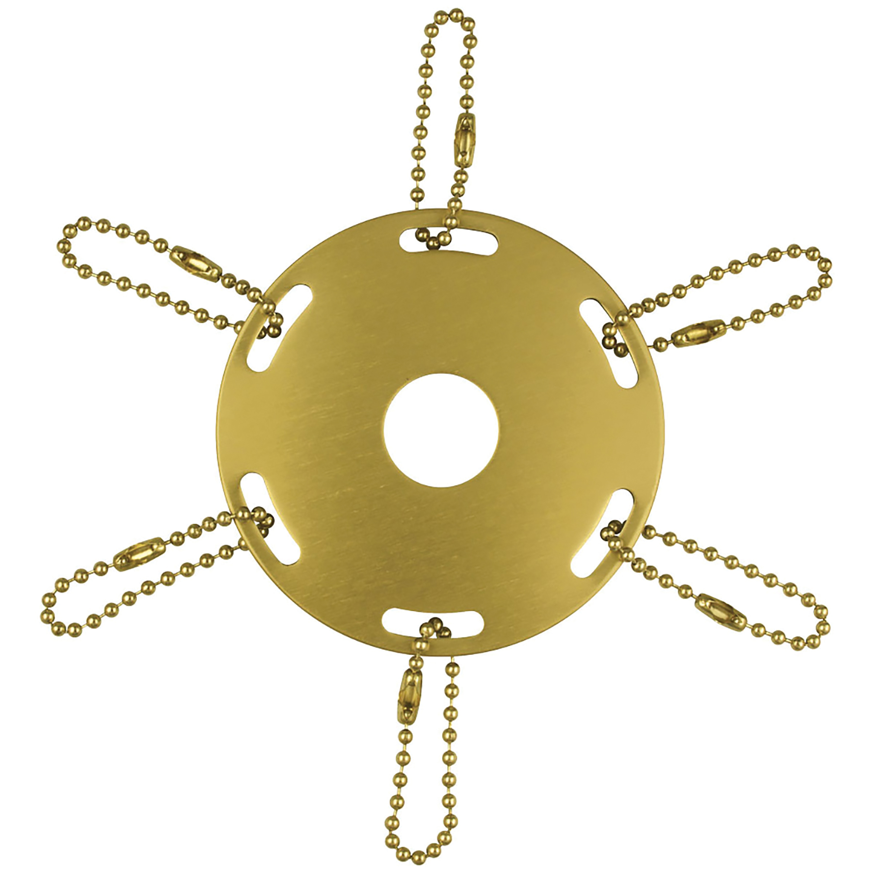 Gold Metal Streamer Pole Ring 2