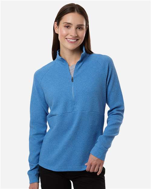 Women's Spirit Textured Quarter-Zip Pullover - NE725W 11
