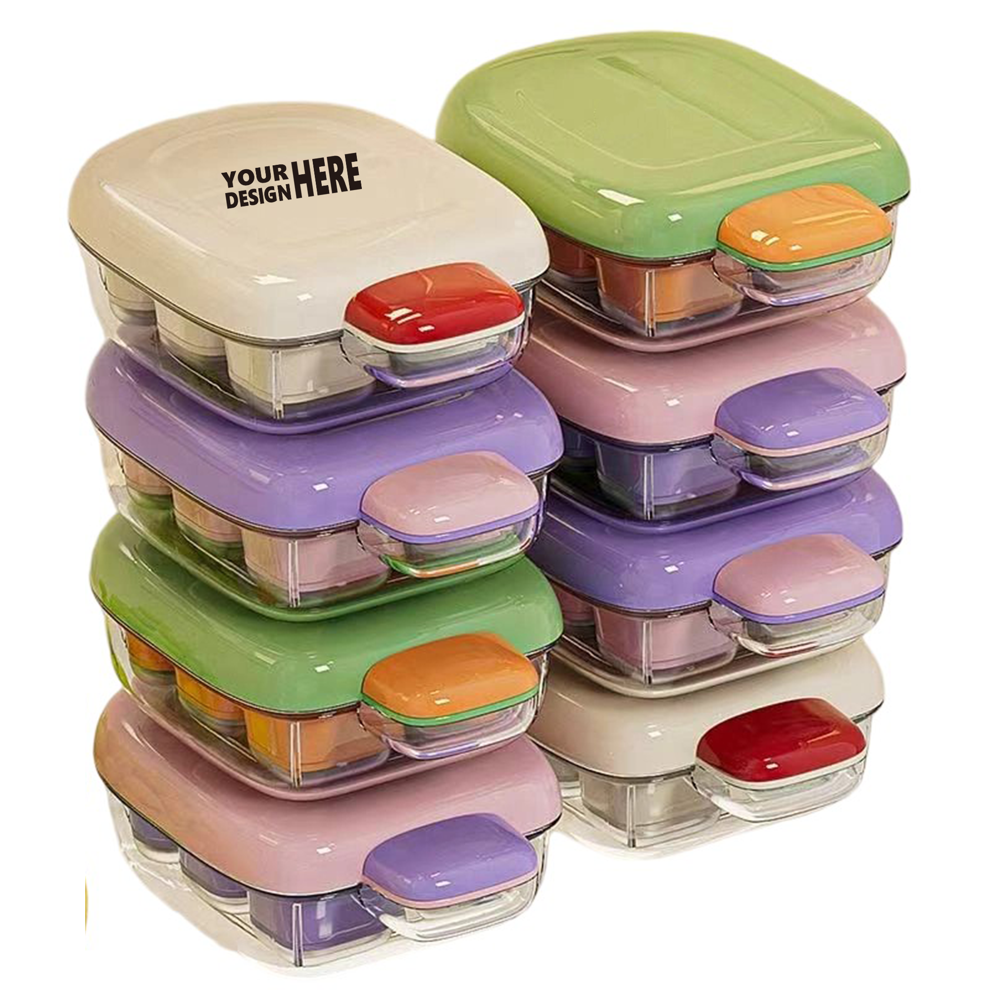 Miniature One-Touch Ice Cube Maker 4