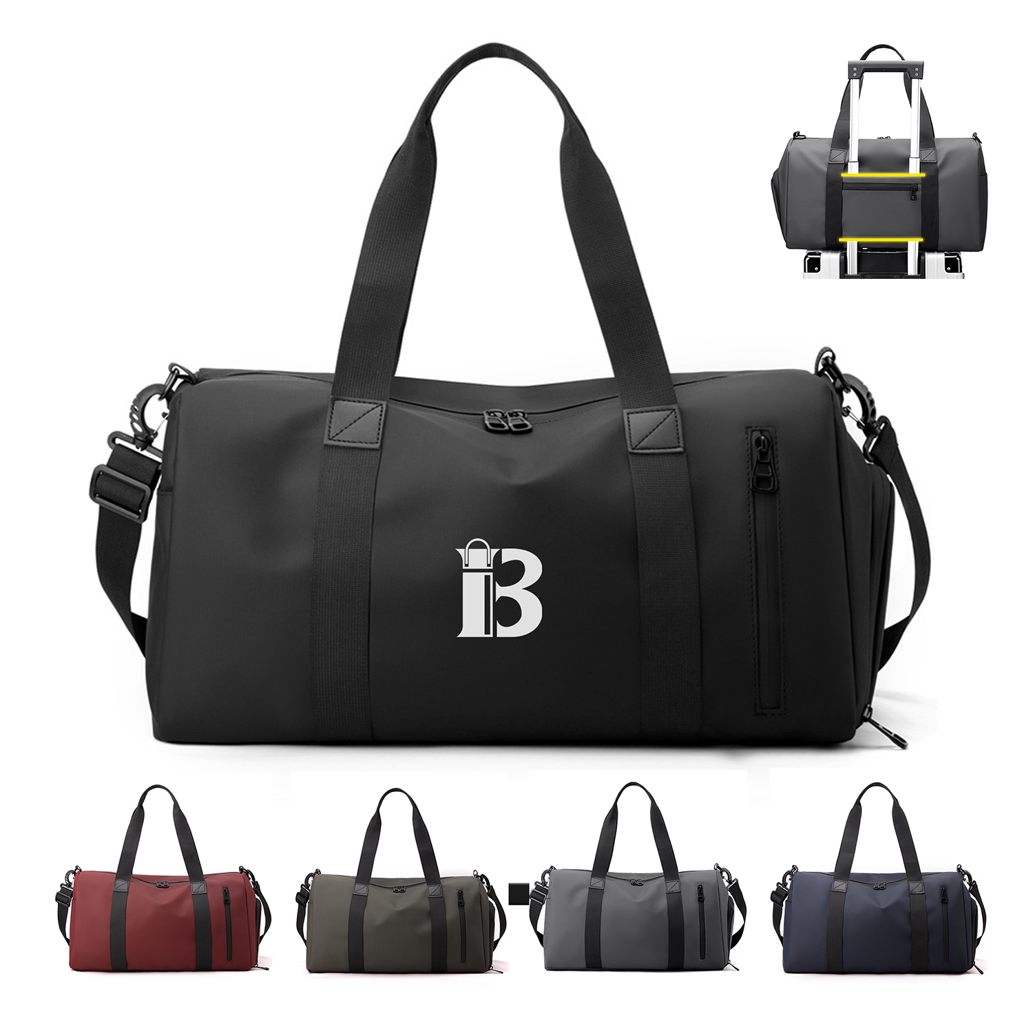 Lightweight Nylon Waterproof Travel Duffel Bag 5