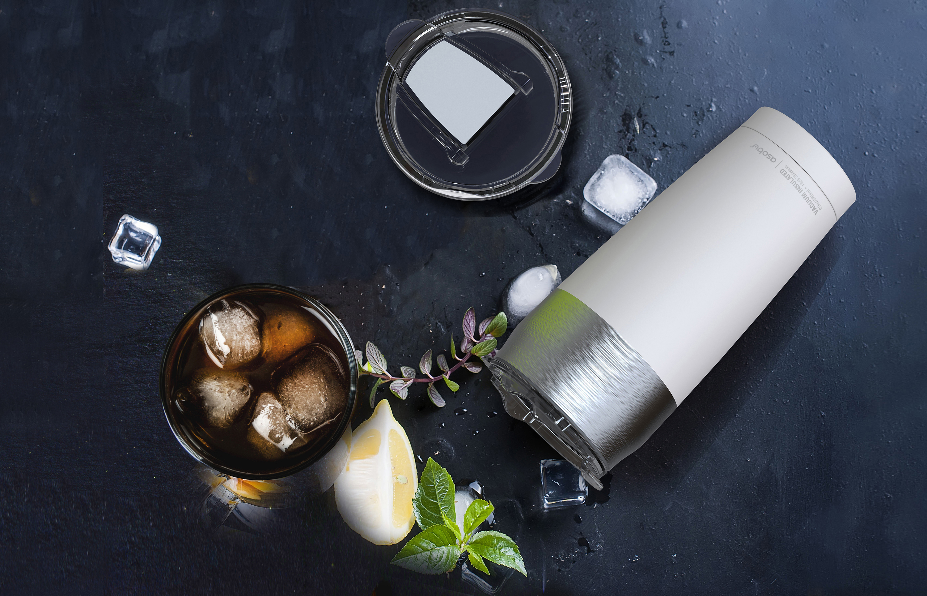 Asobu 20 Oz. Tied Tumbler Vacuum Insulated Travel Mug 23