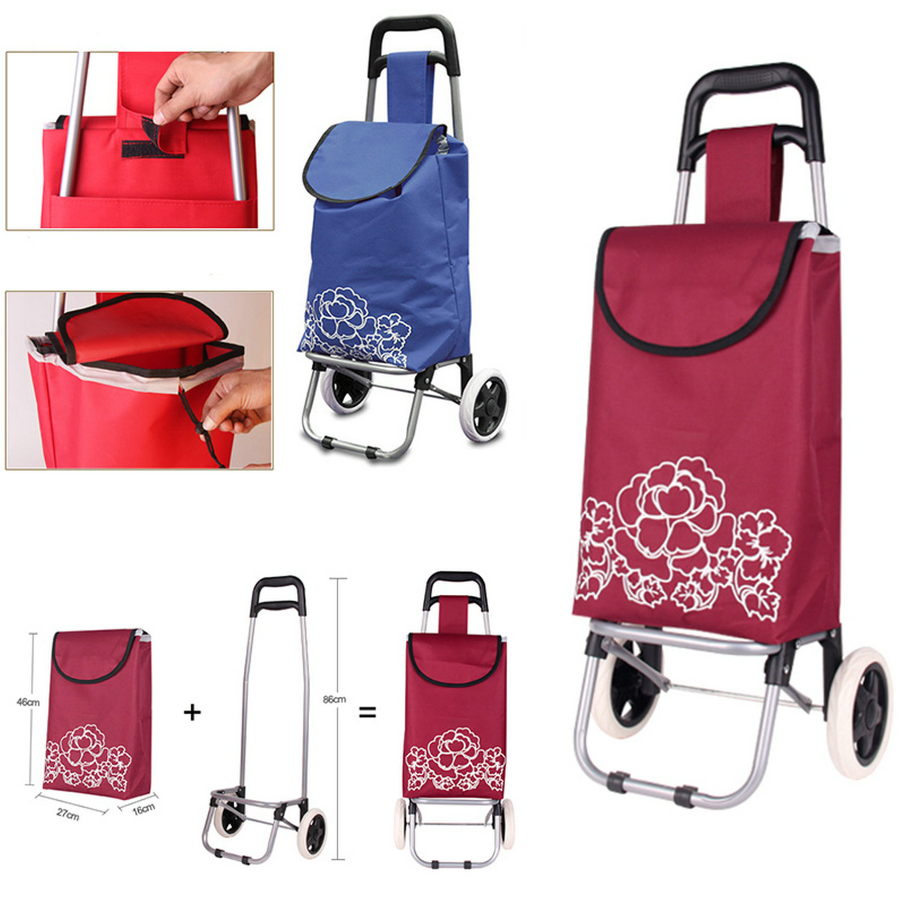 Folding Trolley Dolly Shopping Cart 1