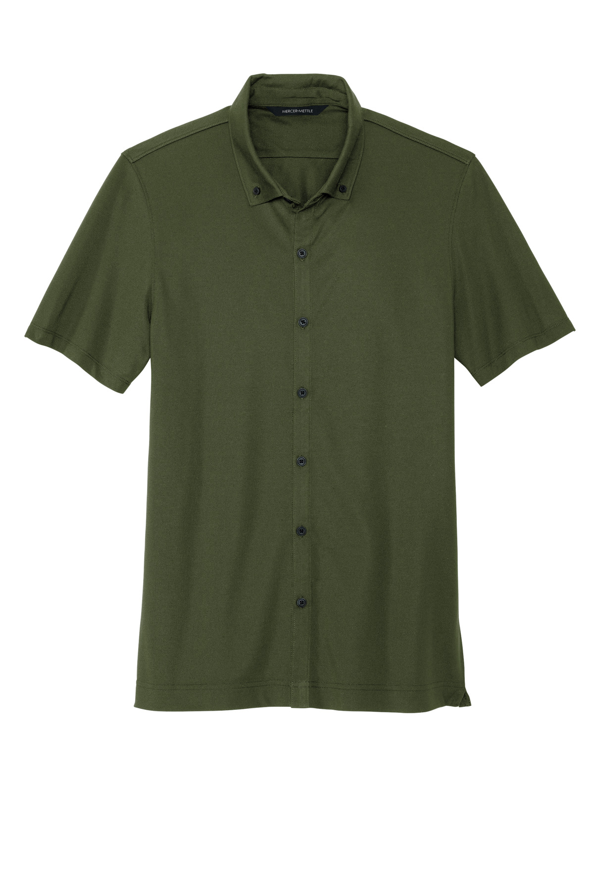 Mercer+Mettle Stretch Pique Full-Button Polo MM1006 71