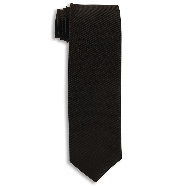 City Collection Black Narrow Tie 2