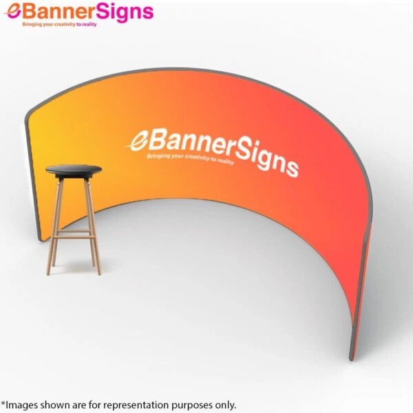 10 FT Exhibit Backdrop H1 (Graphics + Hardware) 1
