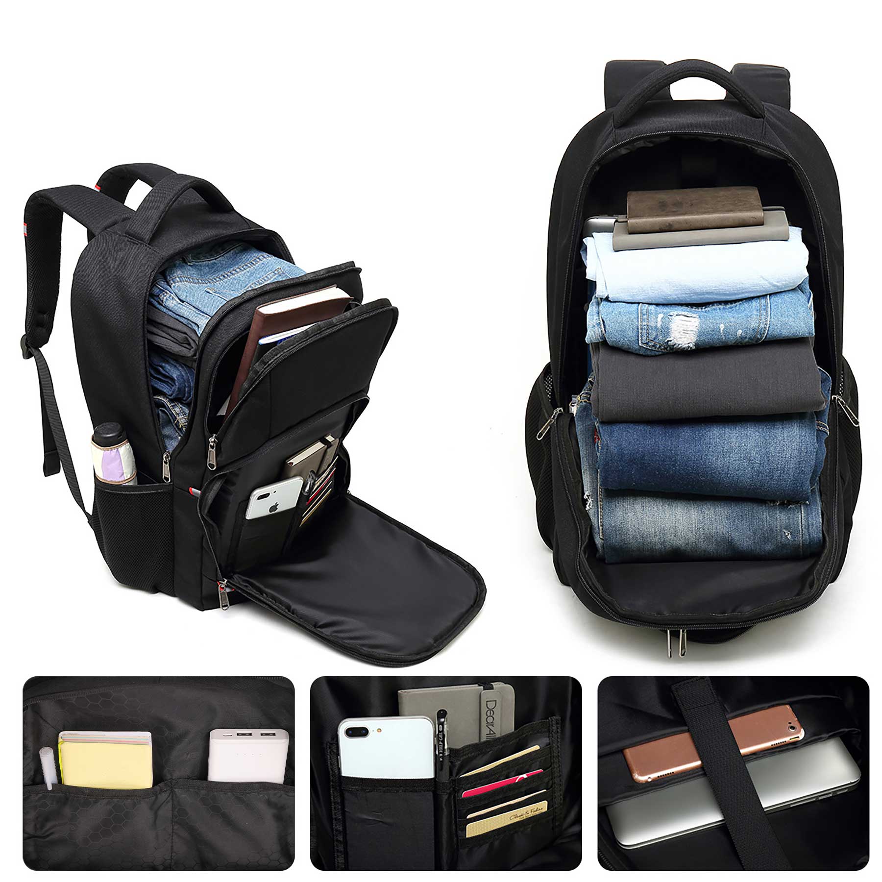 Utility 17" Anti-Theft Business Laptop Backpack 13