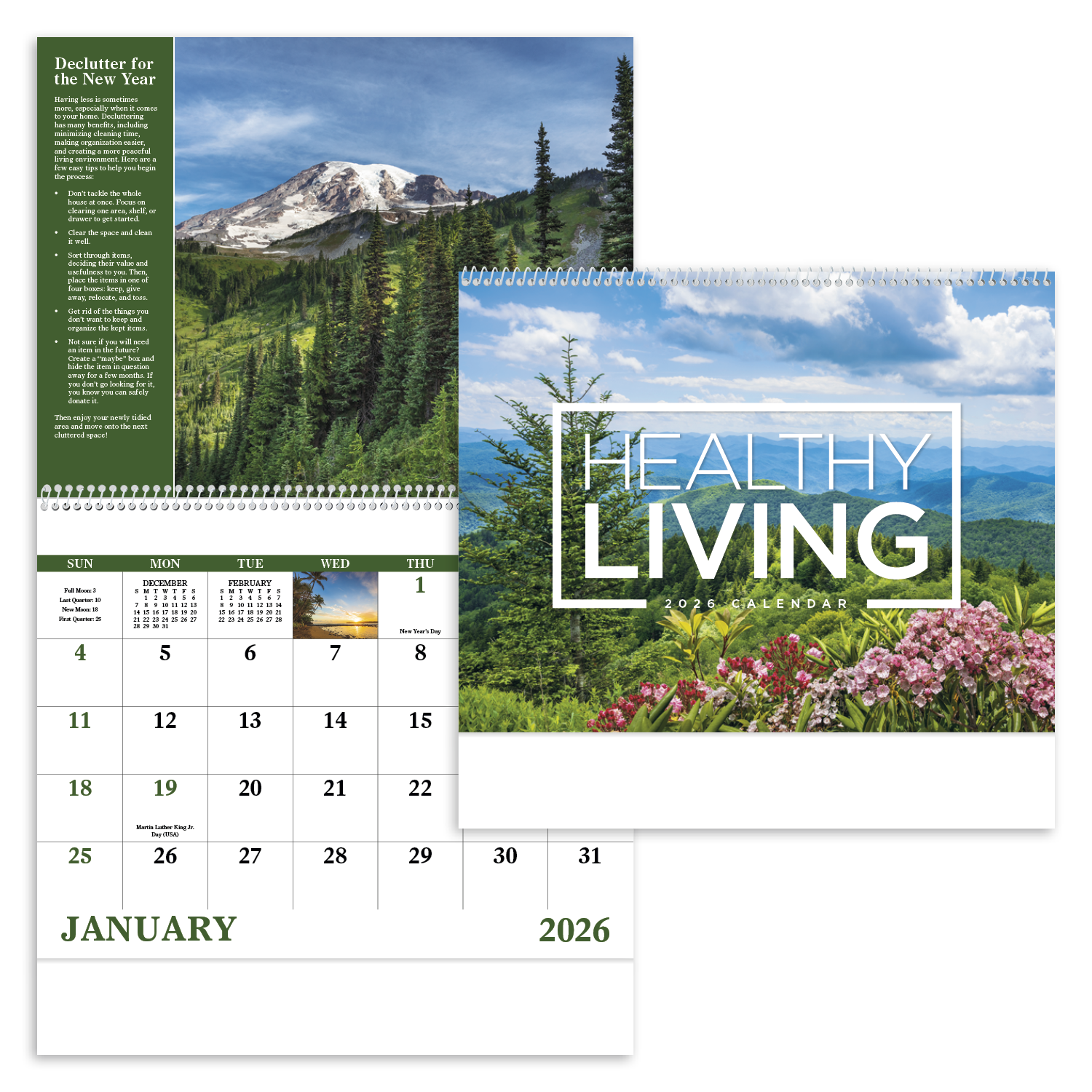 Good Value™ Healthy Living - Spiral Calendar 2
