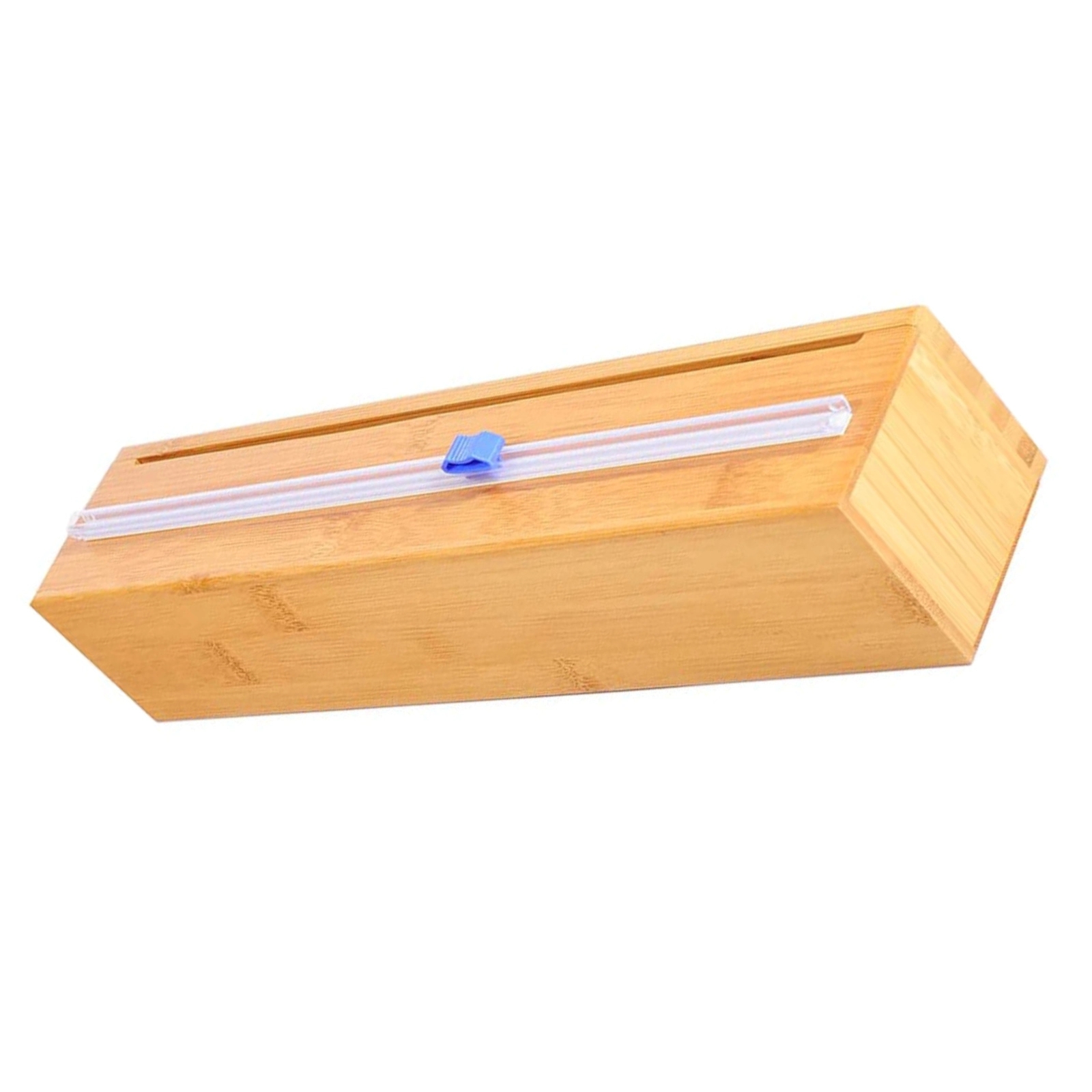 Bamboo Kitchen Cling Film Cutting Box 2
