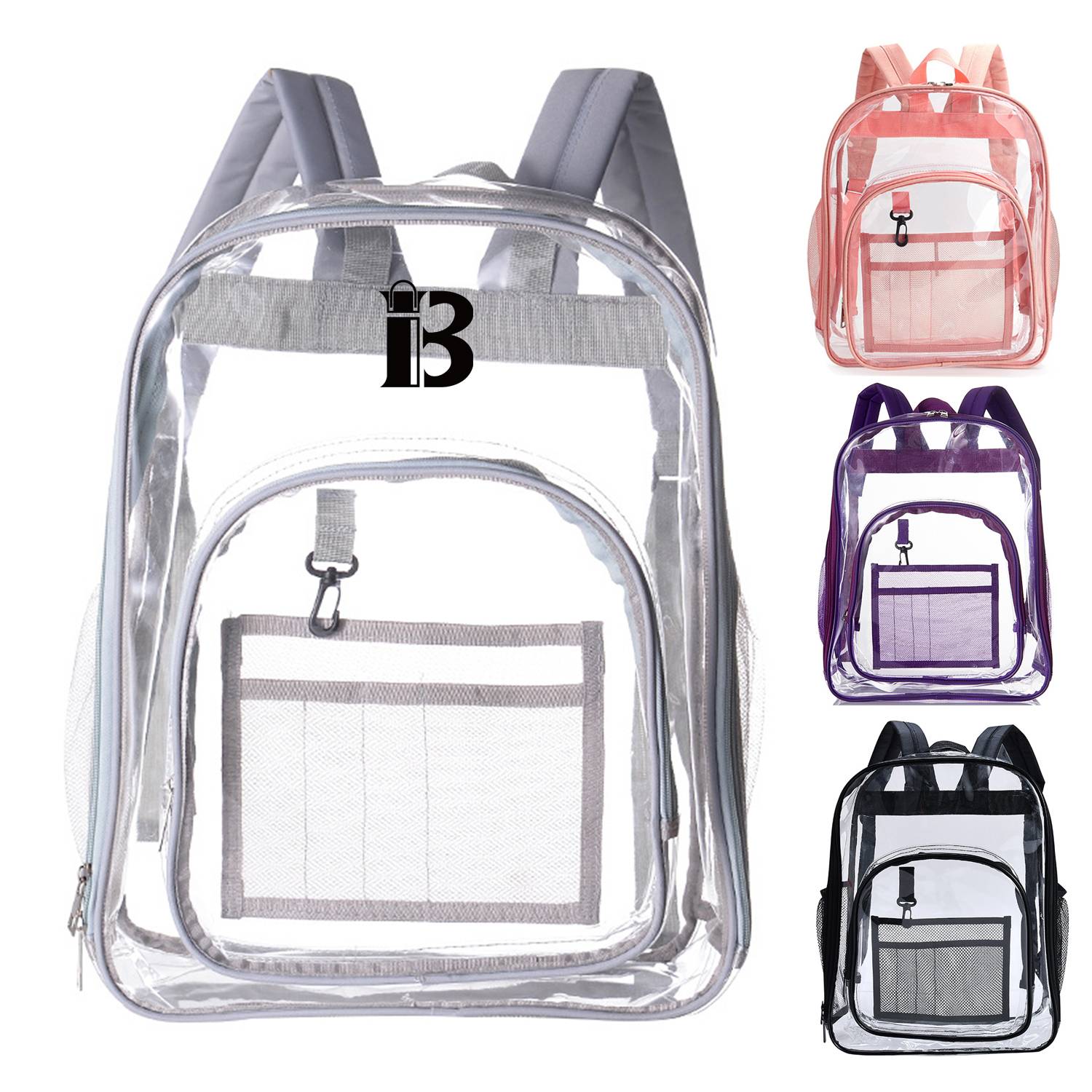 PVC Clear Transparent Backpack 2