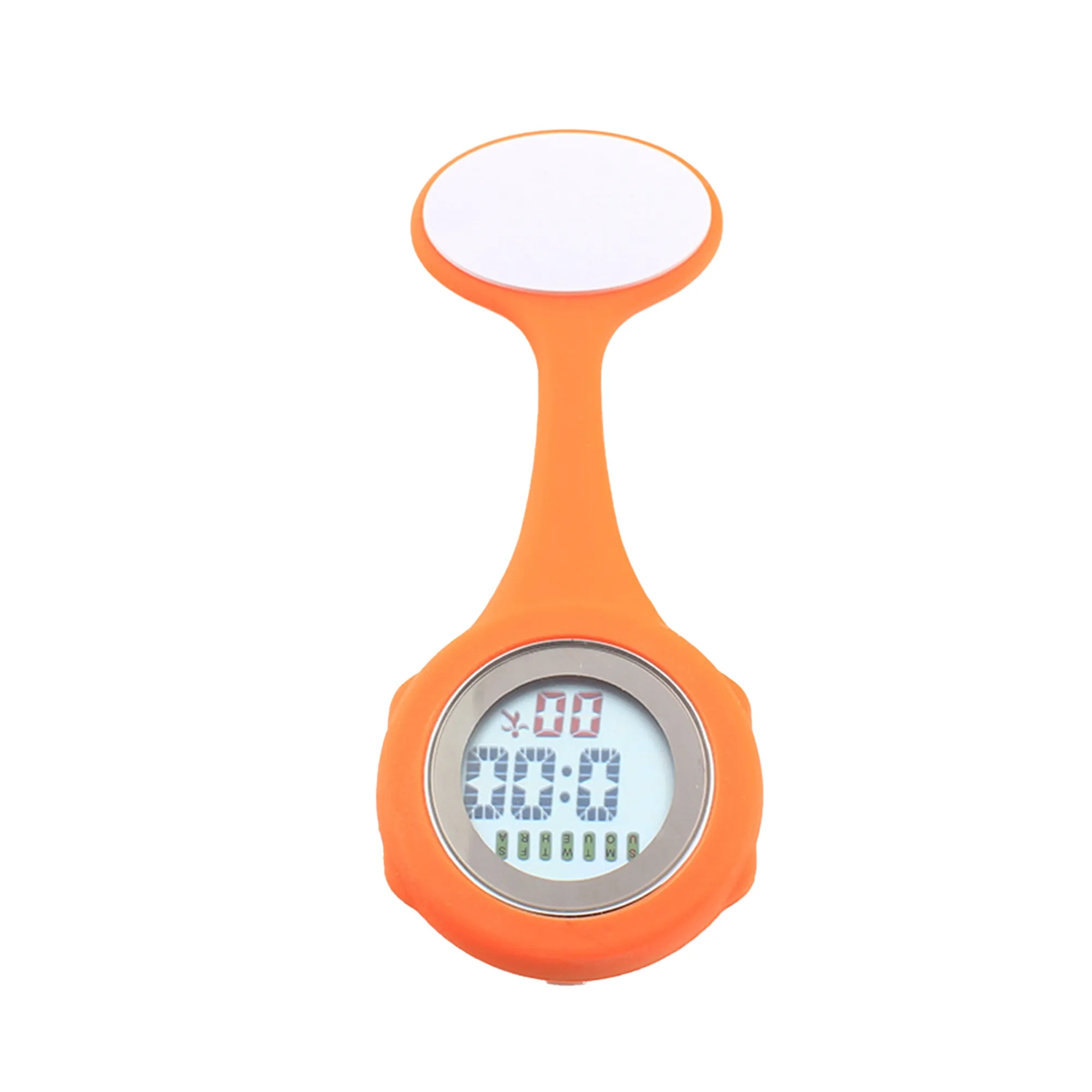 New Luminous Silicone Digital Brooch Electronic Watch 7