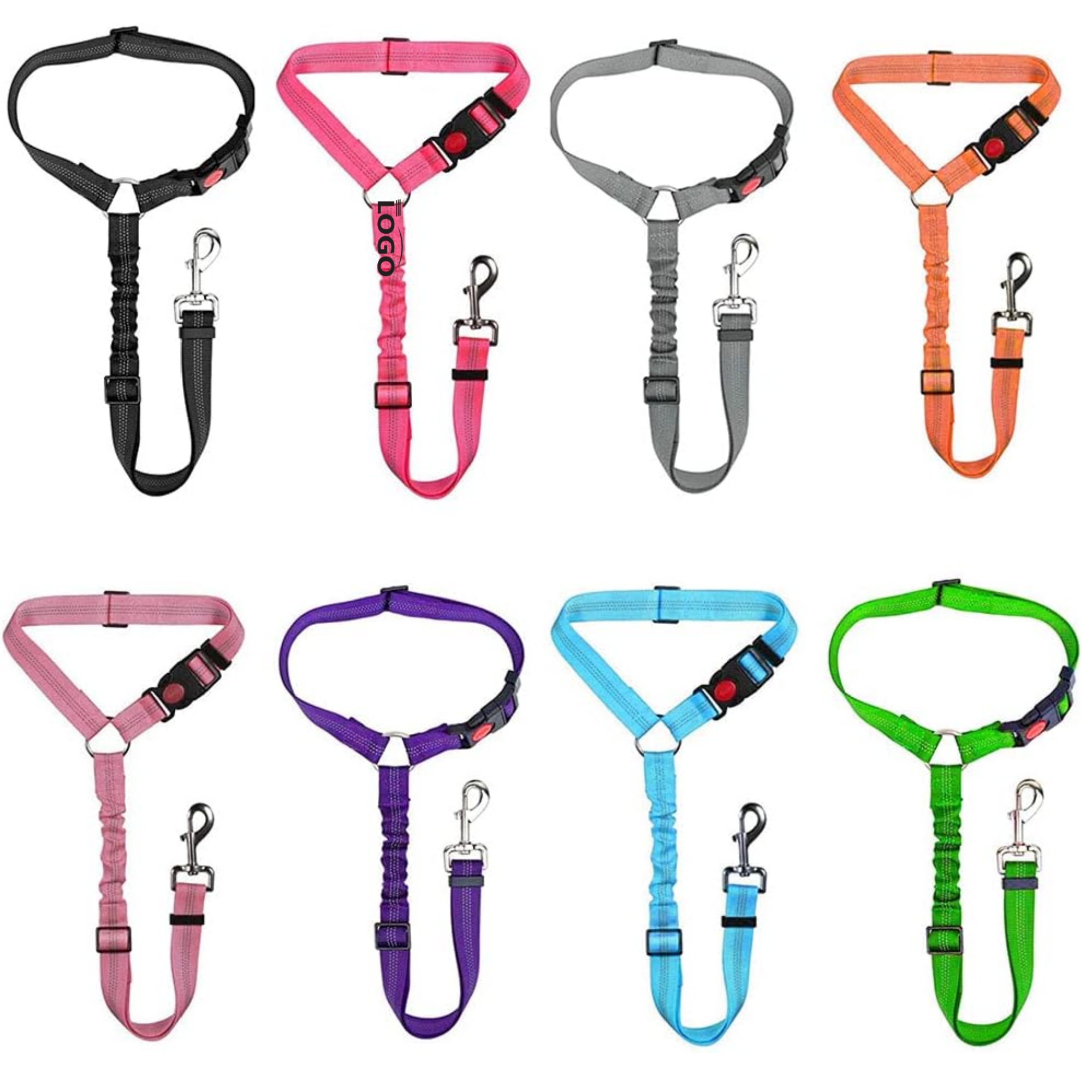 Dog Tether With Elastic Bungee Buffer 2
