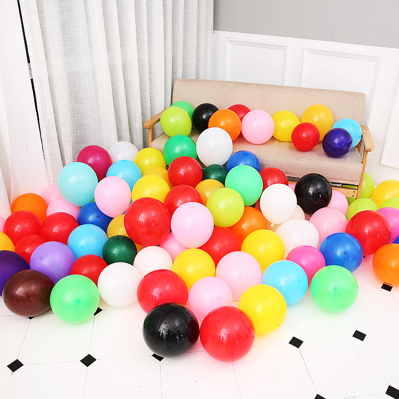 10inch Glossy Metal Pearl Latex Balloons Thick Chrome Metallic Colors Inflatable Air Balls Globos 4