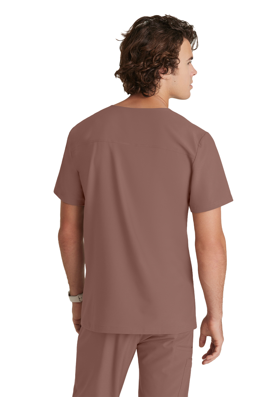 Grey's Anatomy Evolve Stretch - Men's One-Pocket V-Neck Journey Scrub Top 26