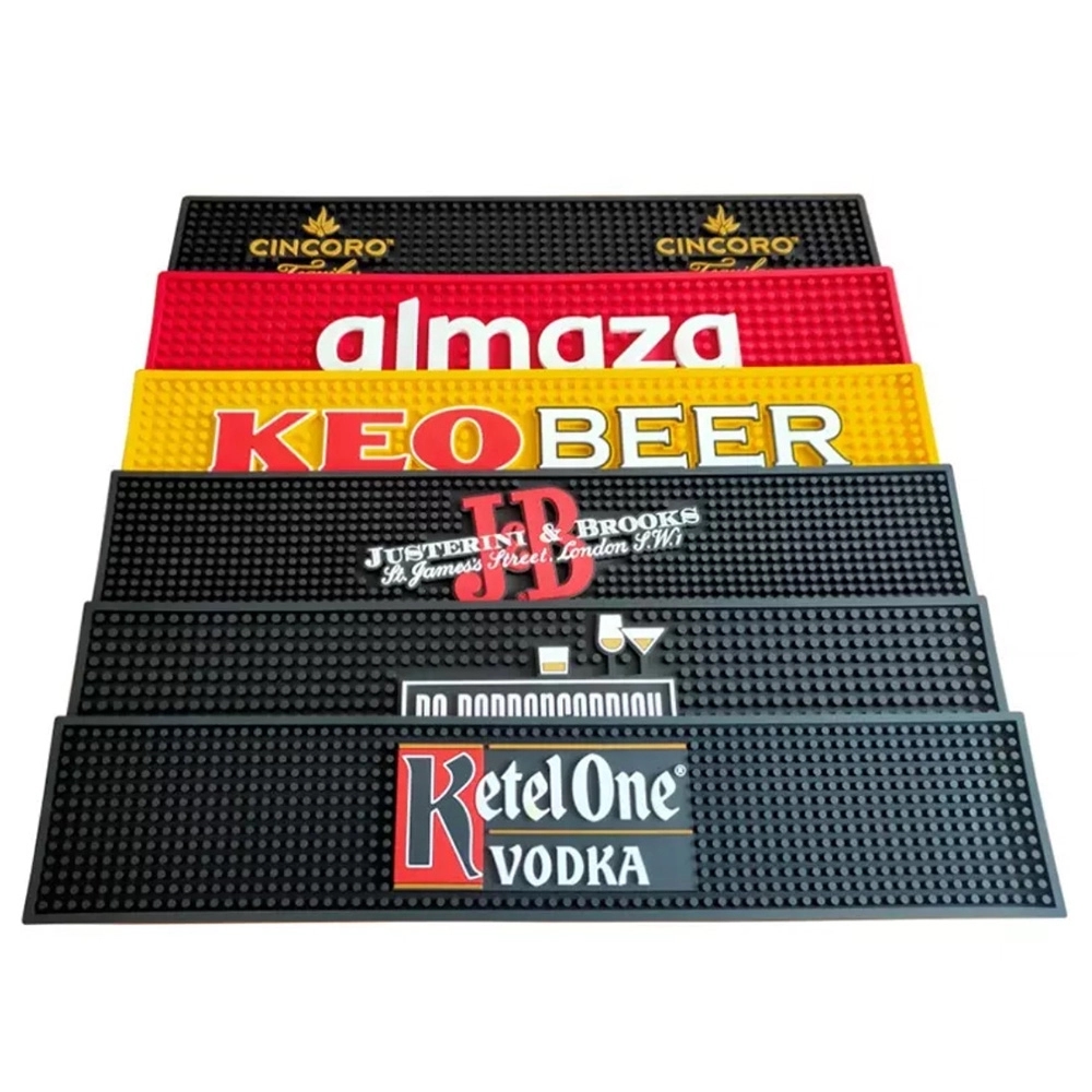 PVC Rubber Bar Mat- 20"x 3.5" 1