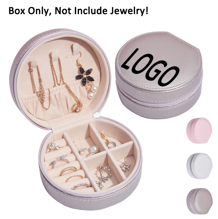 Portable Travel Jewelry Organizer Box & Earring Ring Storage 12