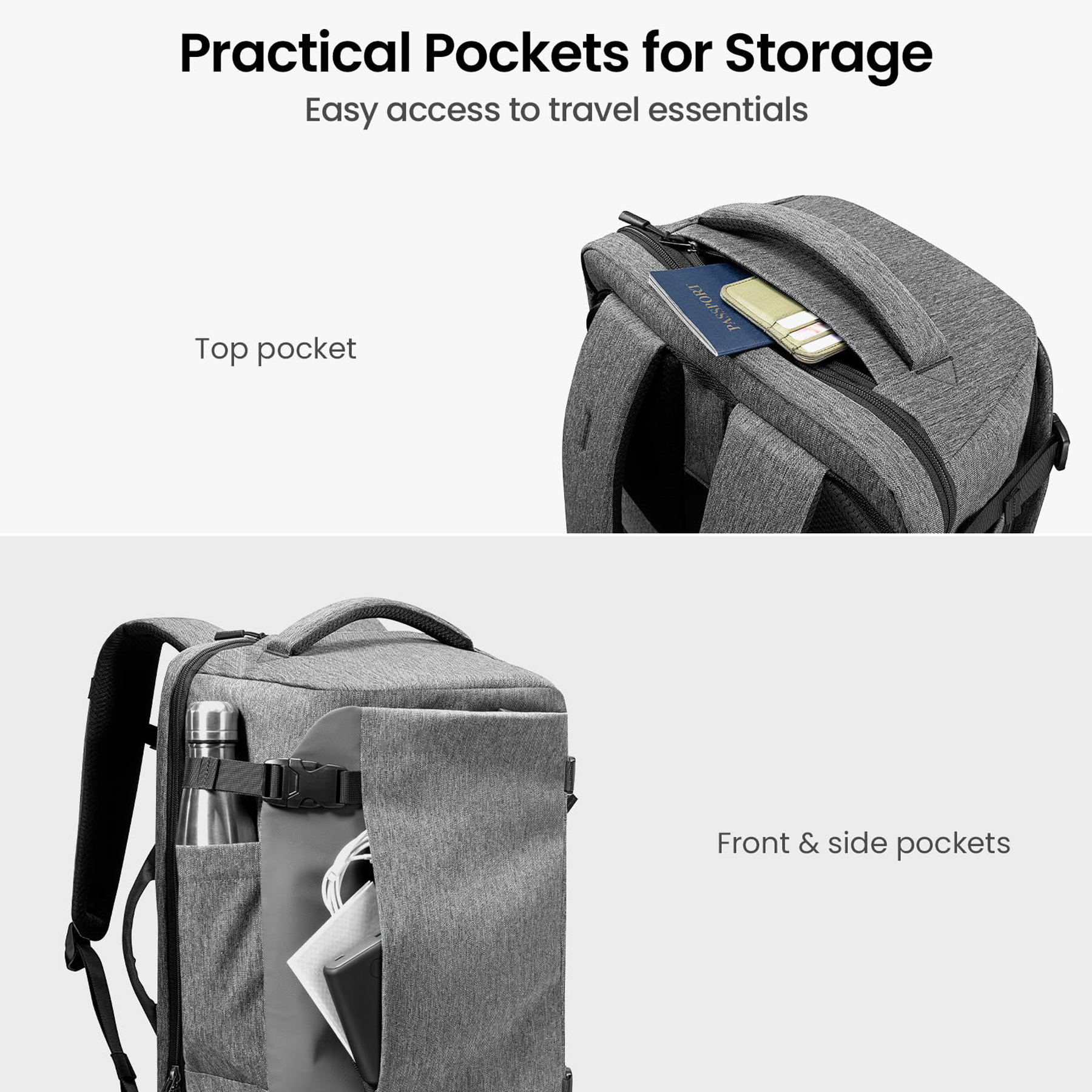 40L TSA Approved Carry-On Travel Backpack 5