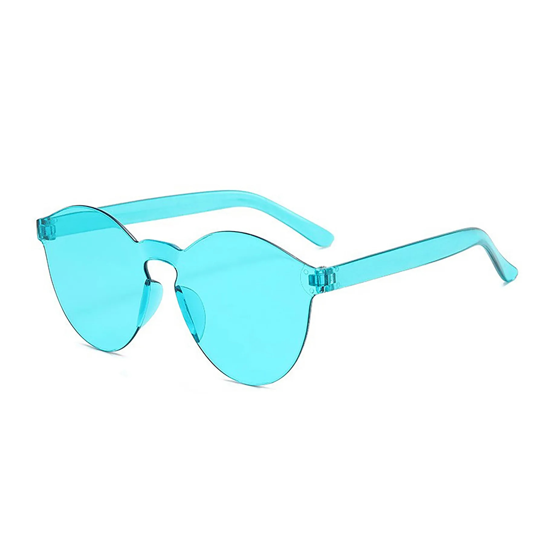 Round Rimless Sunglasses 5