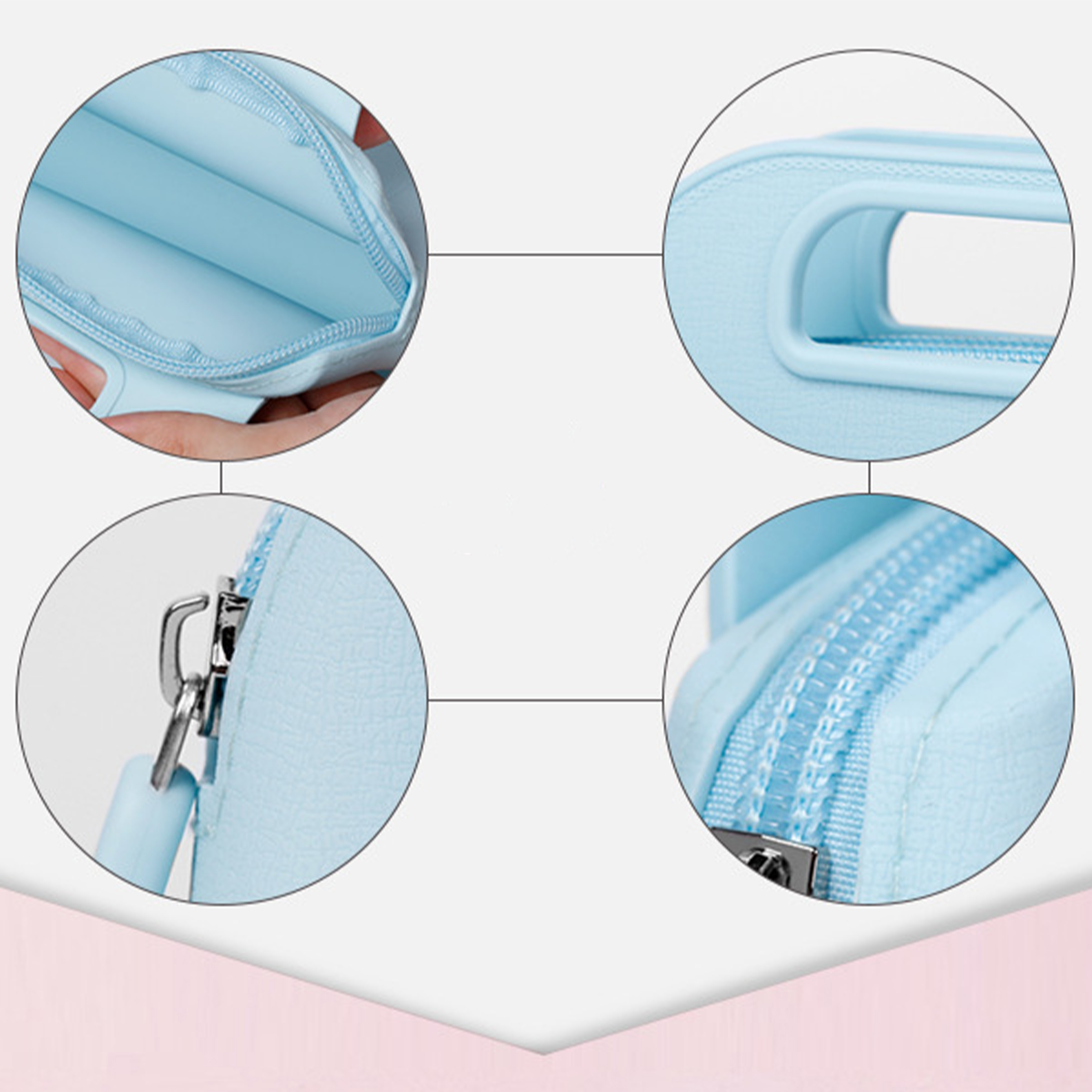 Silicone Portable Travel Cosmetic Bag 3