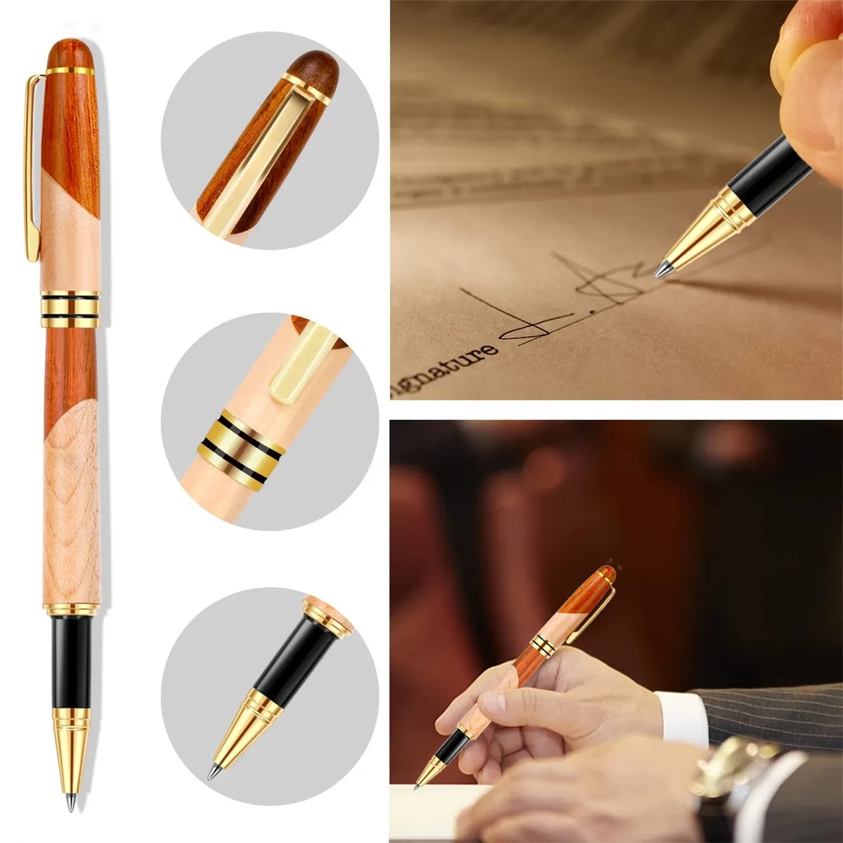 Wooden Ballpoint Pen Gift Set 2